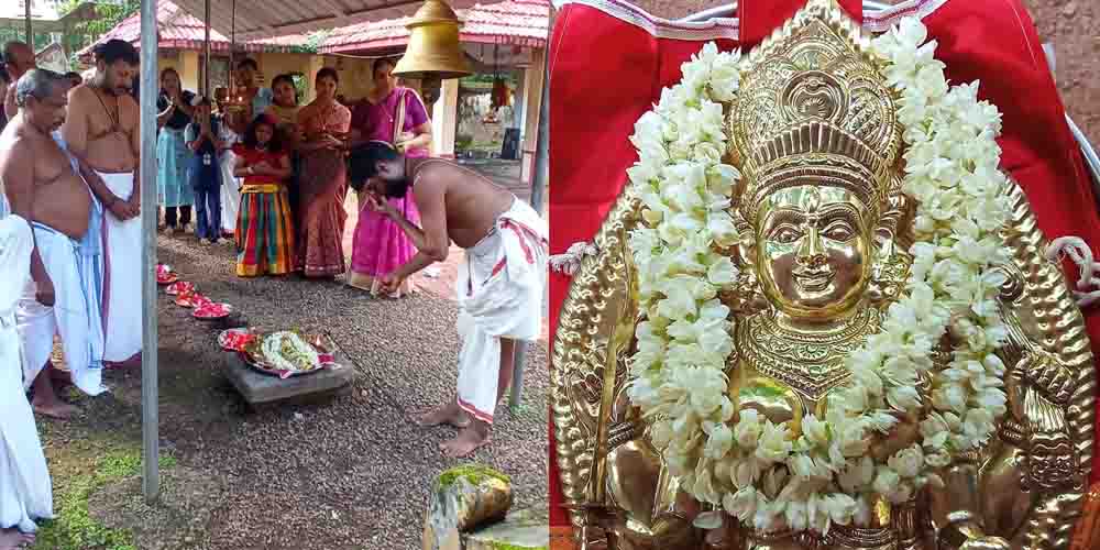 മരങ്ങാട്ടുപിള്ളി ചേറാടിക്കാവ് ക്ഷേത്രത്തില്‍ അങ്കി സമര്‍പ്പിച്ചു